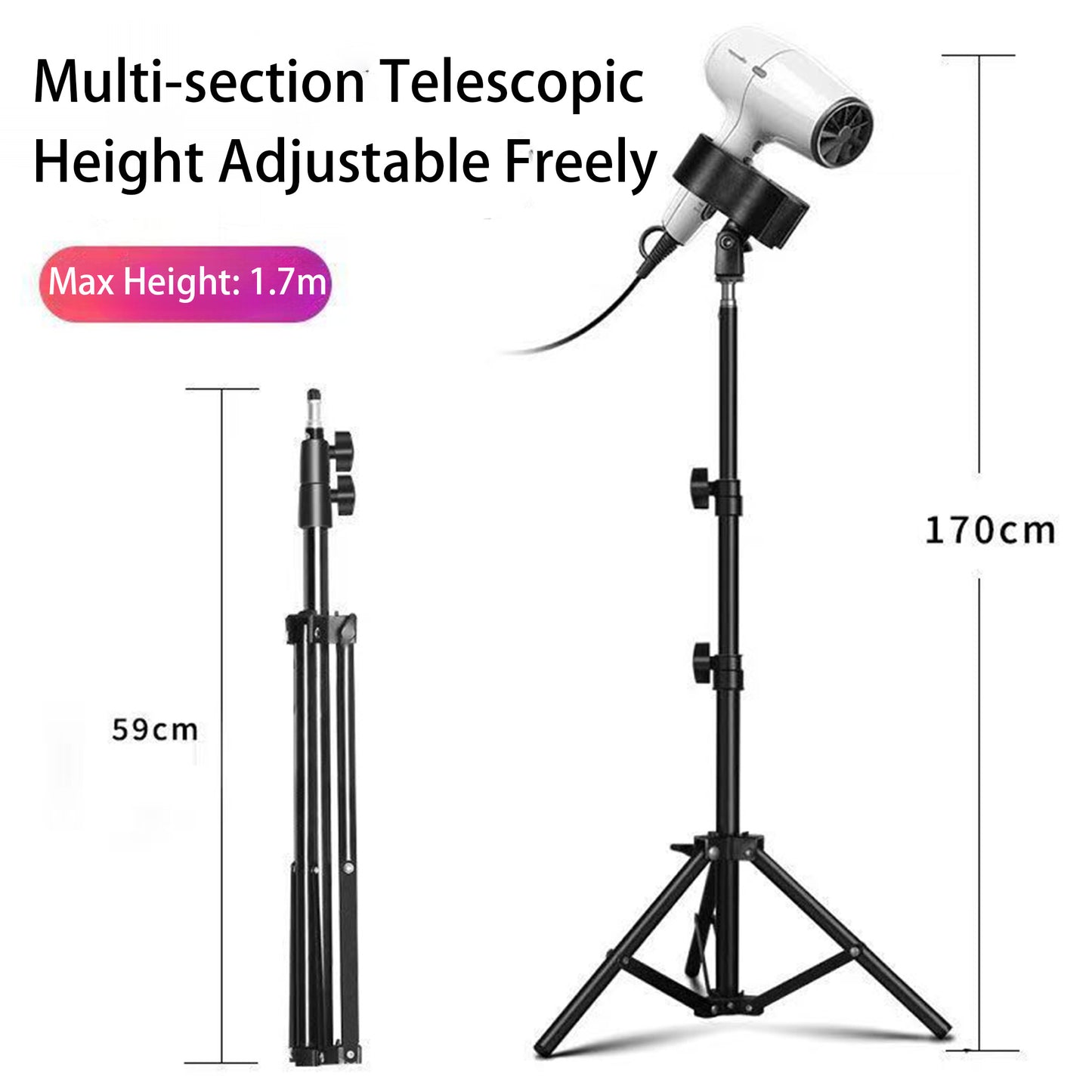 Standing Hair dryer stand