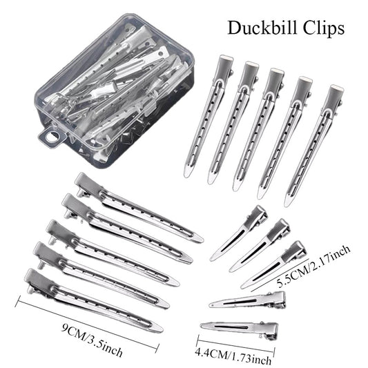 Metal Duckbill, Alligator & Curling Pins