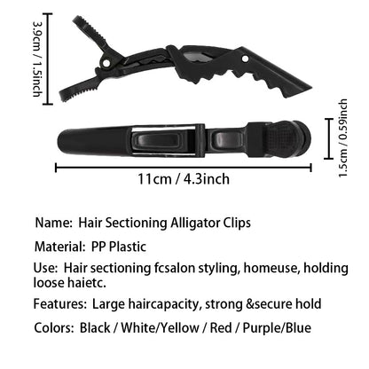10pcs Alligator Hair Clip